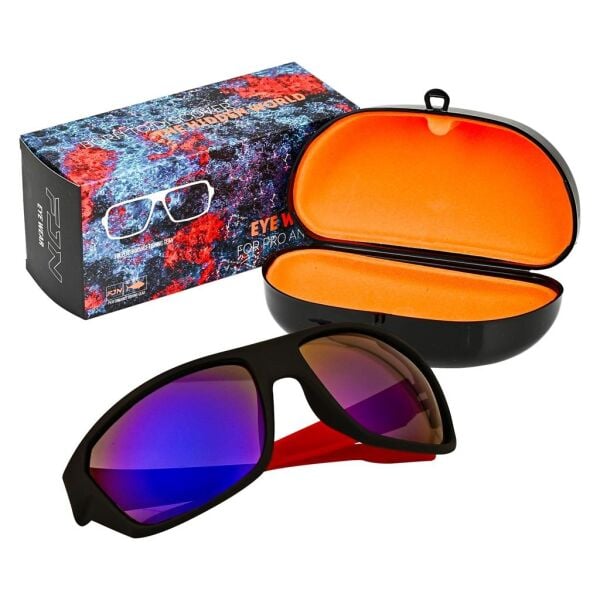 Purple/Red Black Frame