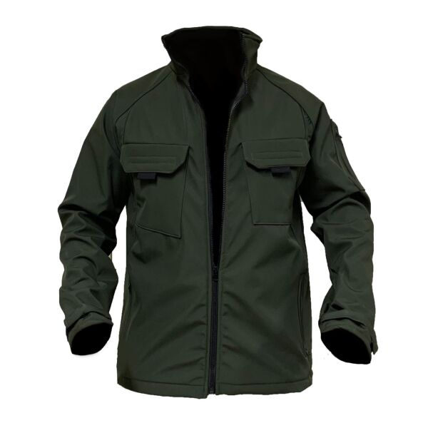 North Trace Combat Erkek Softshell Mont HAKİ - L