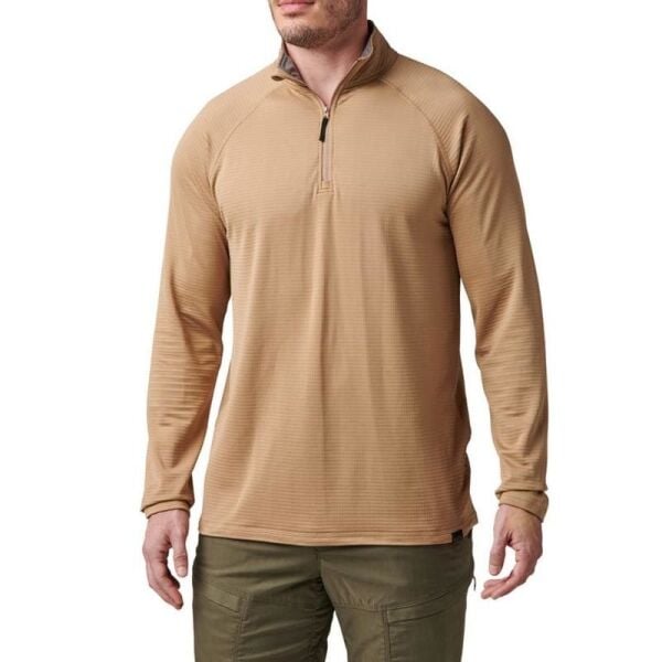 5.11 Stratos 1/4 Kısa Fermuar Sweat | Coyote