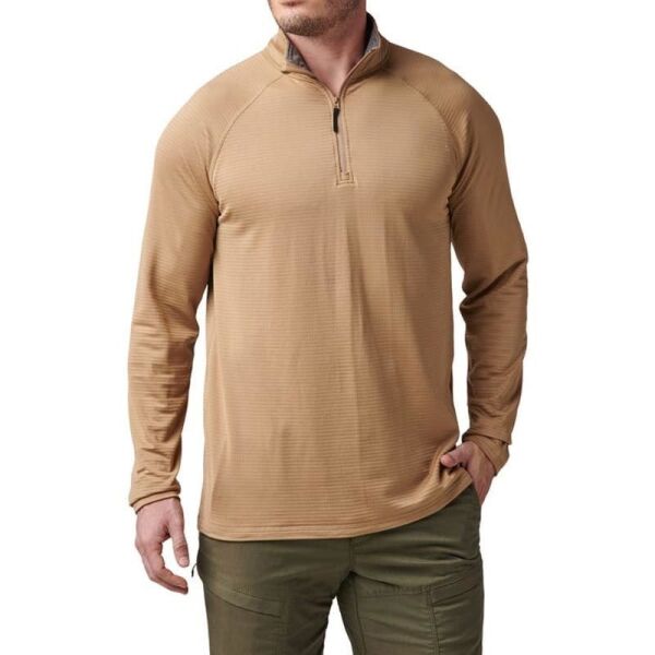 5.11 Stratos 1/4 Kısa Fermuar Sweat | Coyote XXL