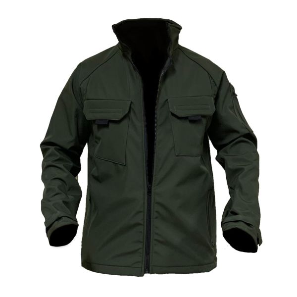 North Trace Combat Erkek Softshell Mont HAKİ - XL