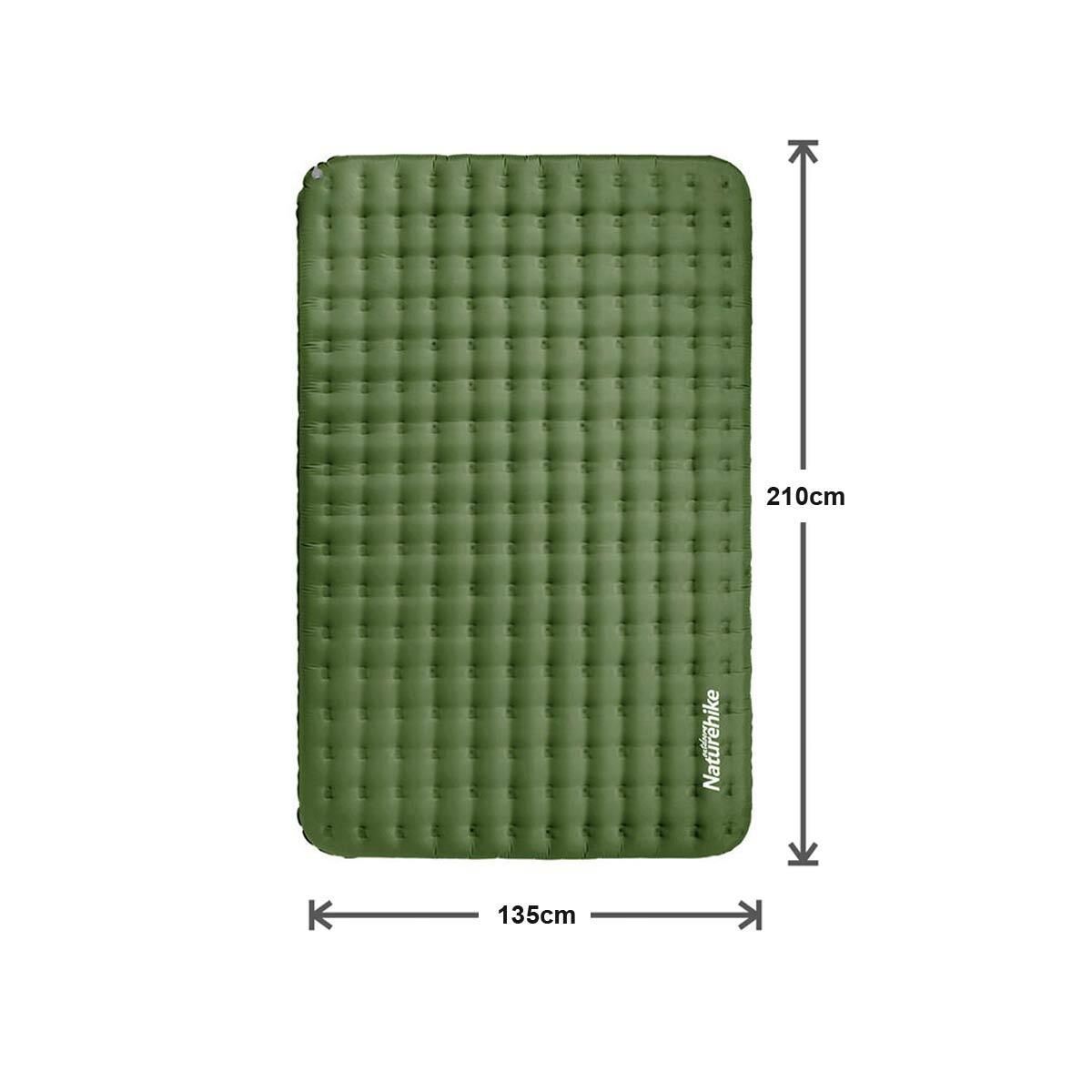 Naturehike TPU Thick Siesta Çift Kişilik Şişme Kamp Matı YEŞİL