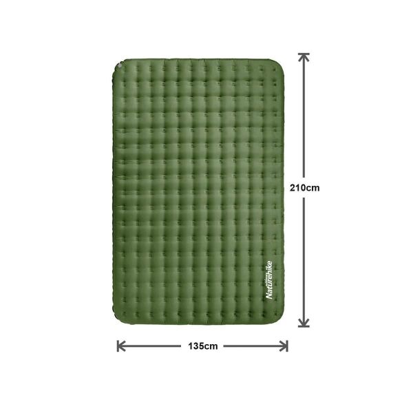 Naturehike TPU Thick Siesta Çift Kişilik Şişme Kamp Matı YEŞİL