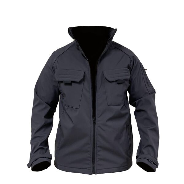 North Trace Combat Erkek Softshell Mont Füme - L