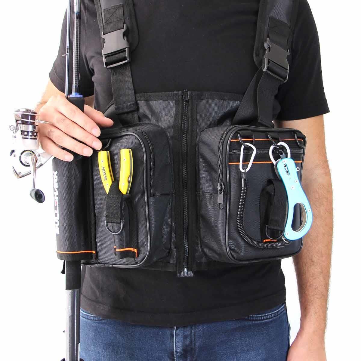 Bullshark Spin Balıkçı Yeleği Siyah SİYAH