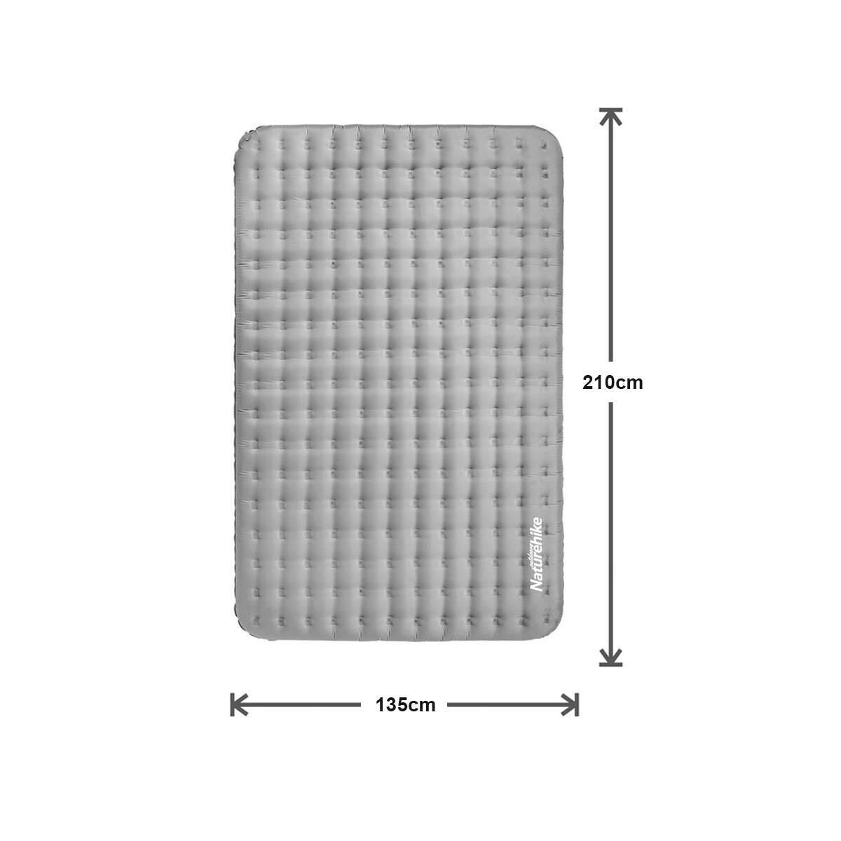 Naturehike TPU Thick Siesta Çift Kişilik Şişme Kamp Matı GRİ