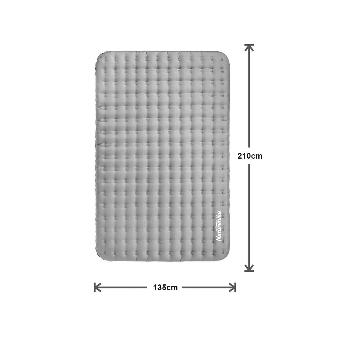 Naturehike TPU Thick Siesta Çift Kişilik Şişme Kamp Matı GRİ