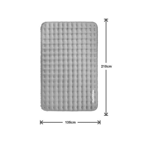 Naturehike TPU Thick Siesta Çift Kişilik Şişme Kamp Matı GRİ