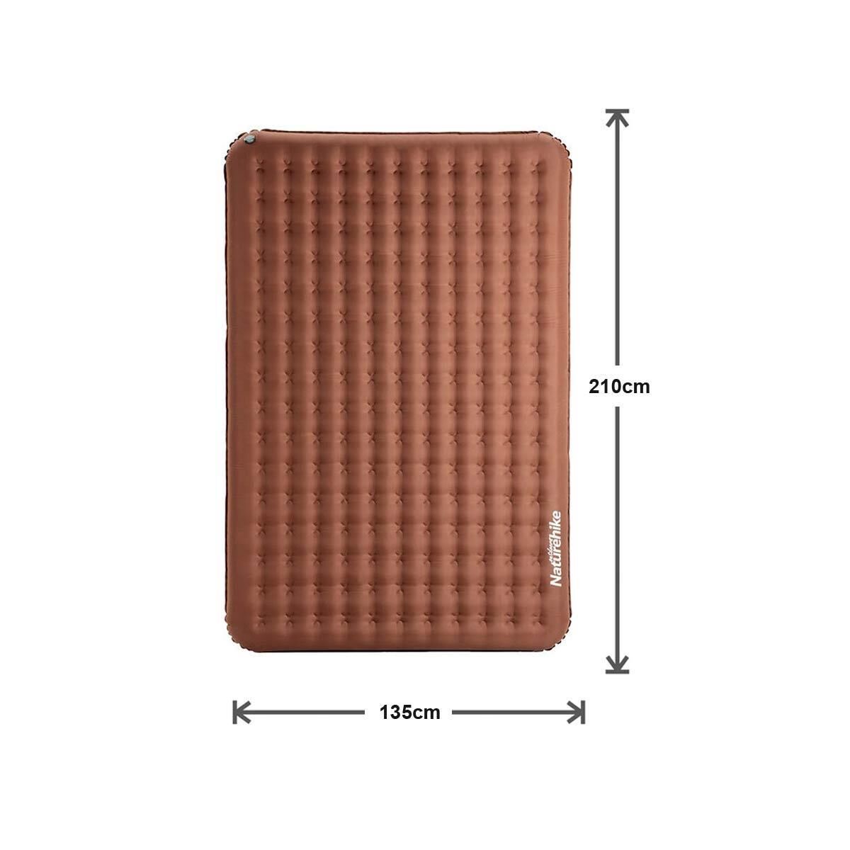 Naturehike TPU Thick Siesta Çift Kişilik Şişme Kamp Matı KAHVE