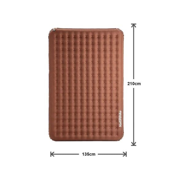 Naturehike TPU Thick Siesta Çift Kişilik Şişme Kamp Matı KAHVE
