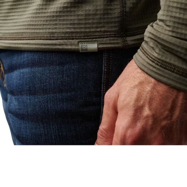 5.11 Stratos 1/4 Kısa Fermuar Sweat | Ranger Yeşil