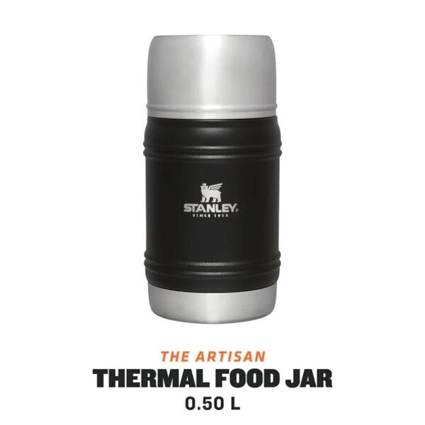 Stanley The Artisan Paslanmaz Çelik Yemek Termosu 0,50 Lt SİYAH