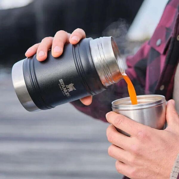 Stanley The Artisan Paslanmaz Çelik Yemek Termosu 0,50 Lt SİYAH