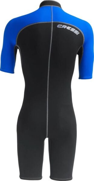 Cressi Lido Man Shorty Dalış Elbisesi BLACK - BLUE - 2MM - 2XL