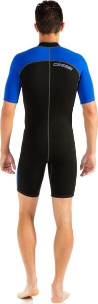 Cressi Lido Man Shorty Dalış Elbisesi BLACK - BLUE - 2MM - 2XL