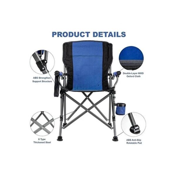 Madfox Roxy Katlanır Kamp Sandalyesi Blue/Black
