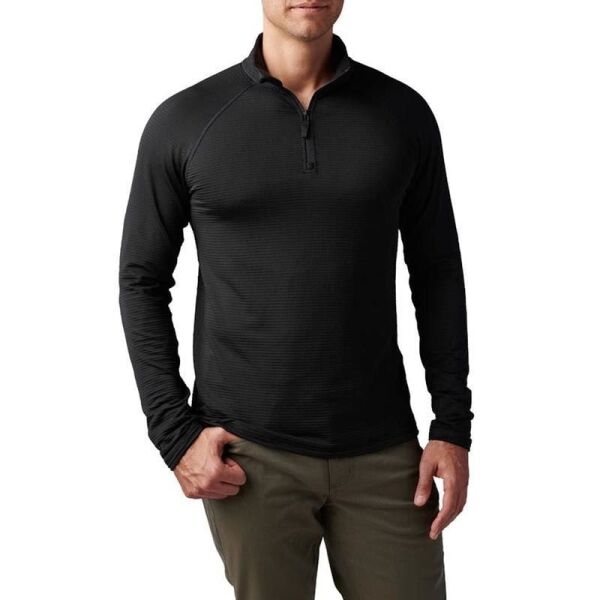 5.11 Stratos 1/4 Kısa Fermuar Sweat | Siyah