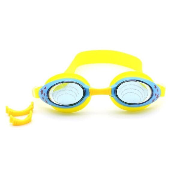 Bermuda Çocuk Yüzücü Gözlüğü [Silikon Antifog] Sarı