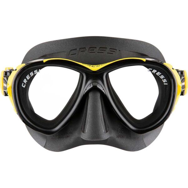 Cressi Naxos Dalış Maskesi BLACK/YELLOW