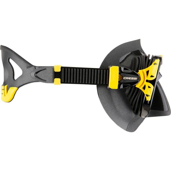 Cressi Naxos Dalış Maskesi BLACK/YELLOW