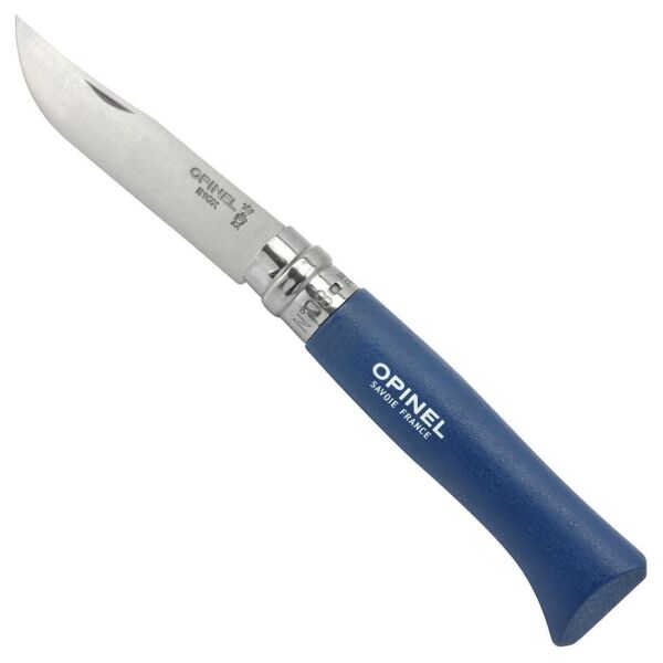 Opinel Inox Blisterli No 8 Paslanmaz Çelik Çakı MAVİ