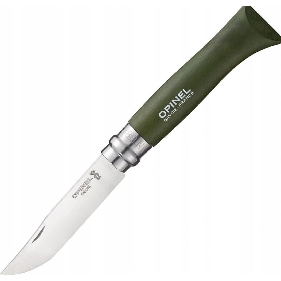 Opinel Inox Blisterli No 8 Paslanmaz Çelik Çakı HAKİ