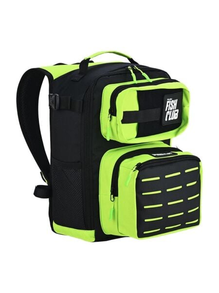 Fujin ProAji Back Pack Black Lime Balıkçı Sırt Çantası