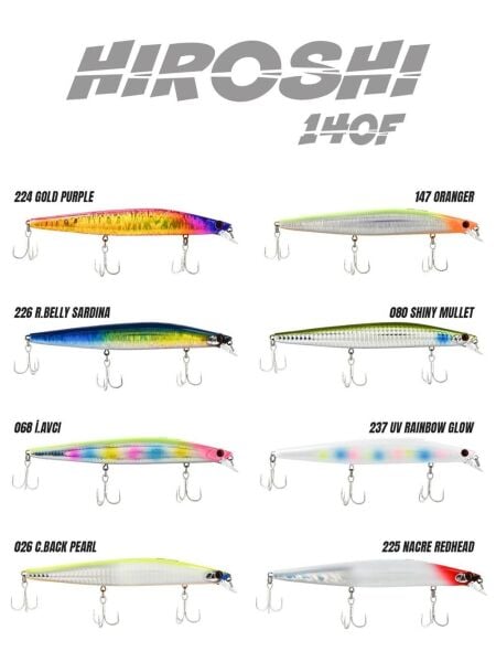 Fujin Hiroshi 140F 140mm 23gr Maket Balık