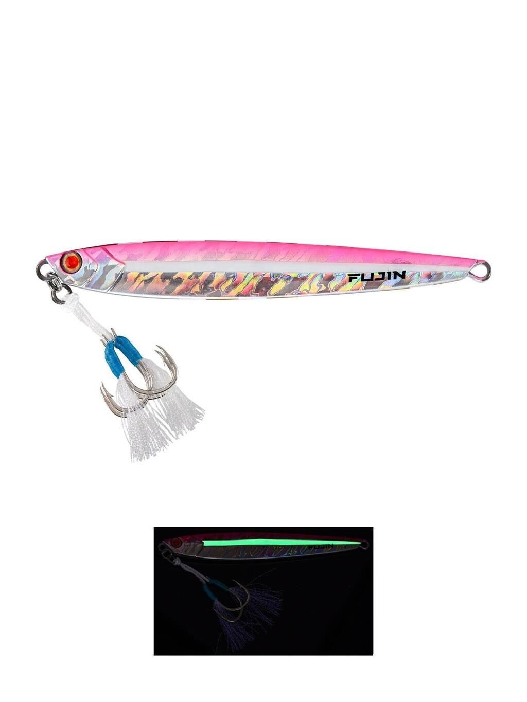 Fujin Valhalla Darksea 80gr Metal Jig Yem Pink Glow Line