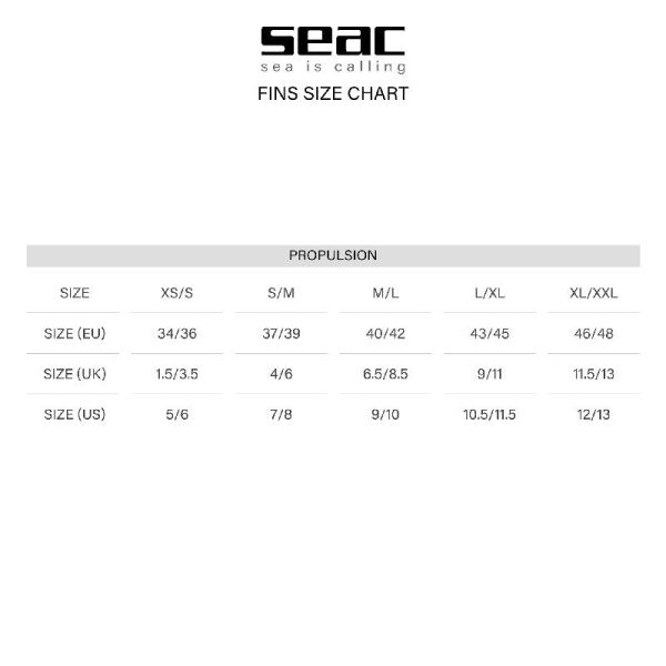 Seac Sub Propulsion Palet (Mavi) M-L