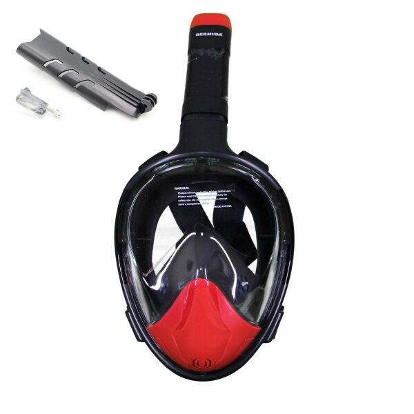Bermuda Full Face Tam Yüz Dalış Maske Şnorkel Set MAVİ - L-XL