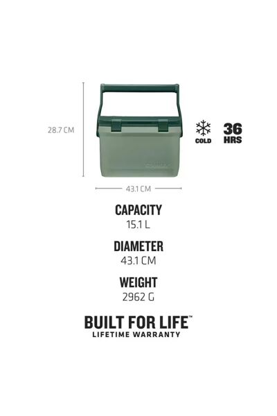 Stanley Adventure Taşınabilir Soğutucu Çanta ( Buzluk )15,1 Lt GREEN