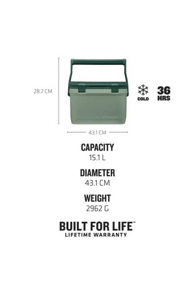 Stanley Adventure Taşınabilir Soğutucu Çanta ( Buzluk )15,1 Lt GREEN