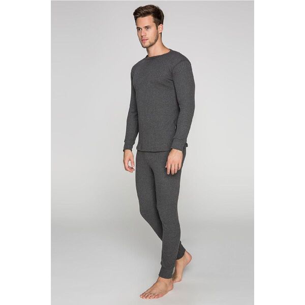Thermoform Soft Interlock Termal İçlik Takım Antrasit Melanj - 3XL