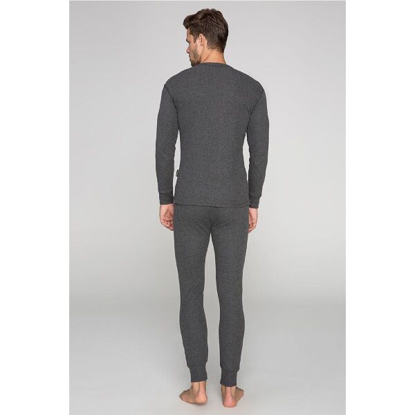 Thermoform Soft Interlock Termal İçlik Takım Antrasit Melanj - 3XL
