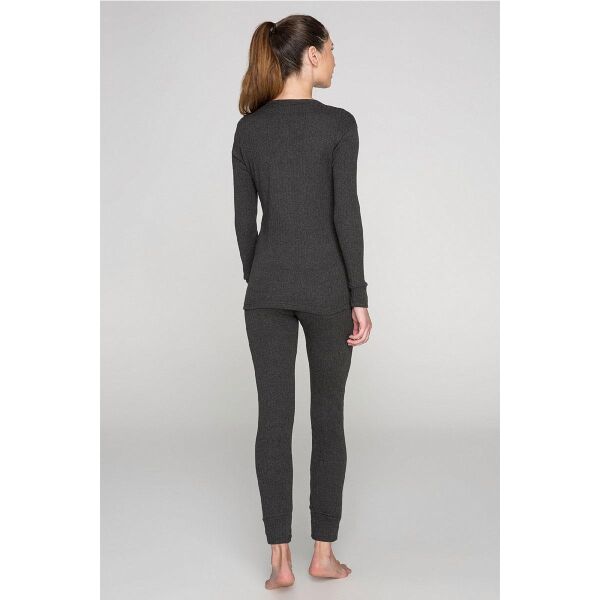 Thermoform Soft Interlock Termal İçlik Takım Antrasit Melanj - L