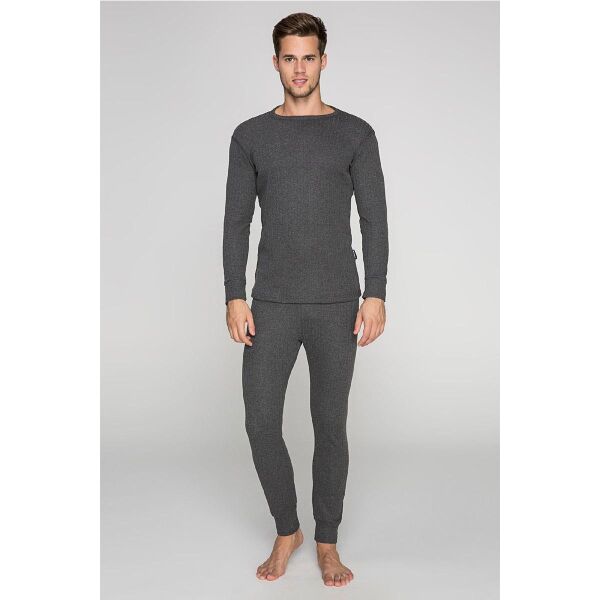 Thermoform Soft Interlock Termal İçlik Takım Antrasit Melanj - L