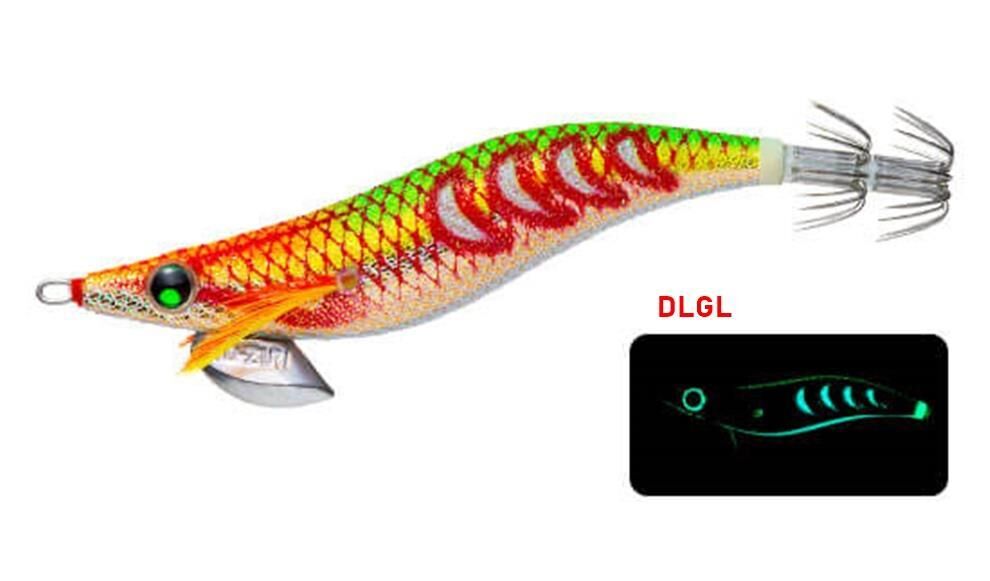 Yozuri Aurie-Q Search Double WGlow Squid Jig 12 cm 15 gr Kalamar Zokası DLGL