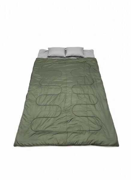 Zarf Tipi Yastıklı Çift Kişilik Uyku Tulumu