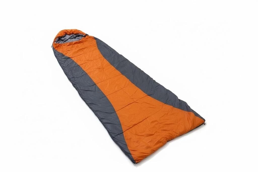 Zarf Tipi Uyku Tulumu +10°C Turuncu/Gri