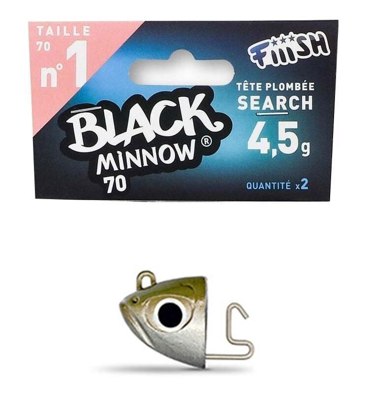Fiiish Black Minnow BM70/1 BM766 Shore 4,5Gr Kaki Jig Head