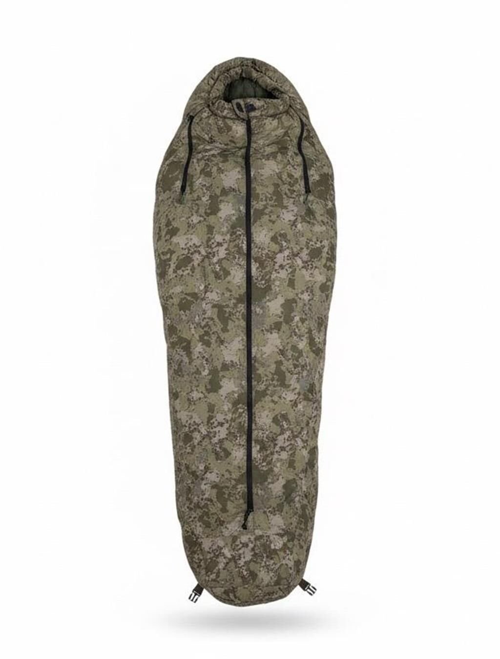 Mumya Tipi Kaz Tüyü Uyku Tulumu -40°C Kamuflaj