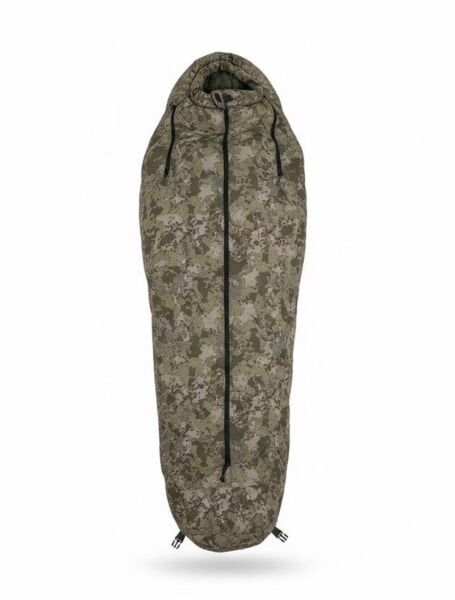 Mumya Tipi Kaz Tüyü Uyku Tulumu -40°C Kamuflaj