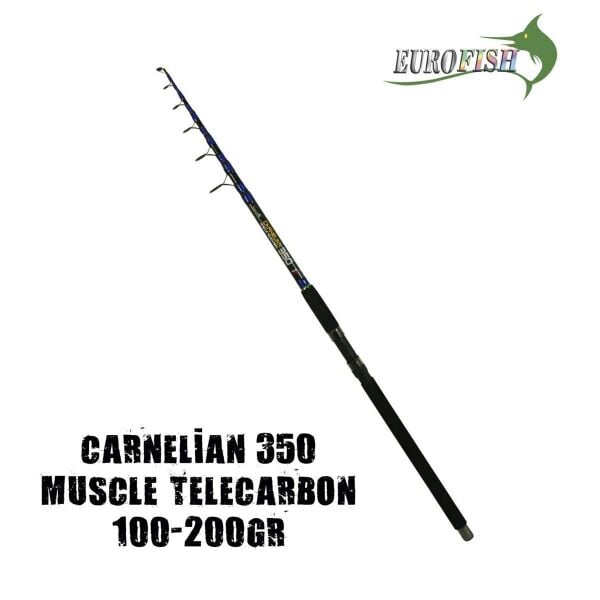 EuroFish Carnellian Muscle 350 cm 100-200 gr TeleCarbon Surf Olta Kamışı