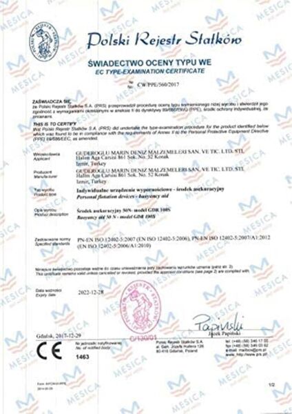 Mesica GDR-100S ''Deep Blue'' 50 Newton Yüzdürme Yardımcısı