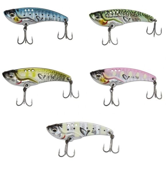 Savage Gear Vib Blade SW 5.5 cm 14.5 gr Fast Sinking Jig Yem Pink Glow Dot