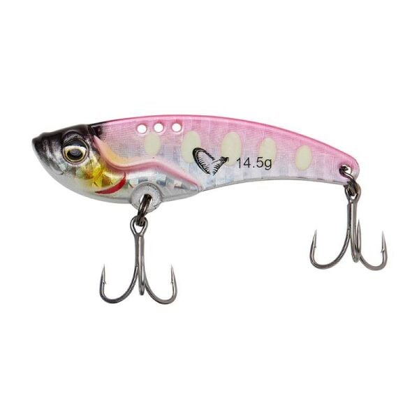 Savage Gear Vib Blade SW 5.5 cm 14.5 gr Fast Sinking Jig Yem Pink Glow Dot