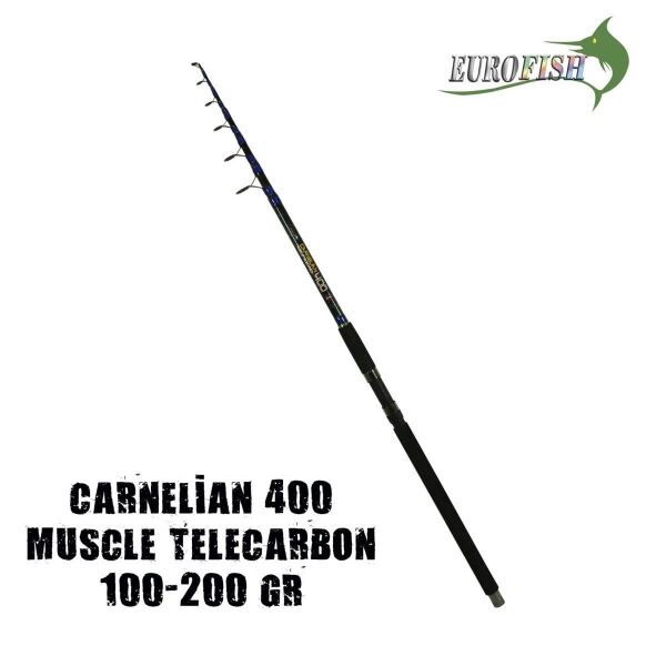 EuroFish Carnellian Muscle 400 cm 100-200 gr TeleCarbon Surf Olta Kamışı