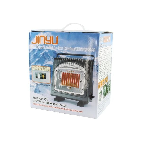 Taşınabilir Gazlı Ocak BDZ-Q1000 Portatif Kamp Sobası Siyah