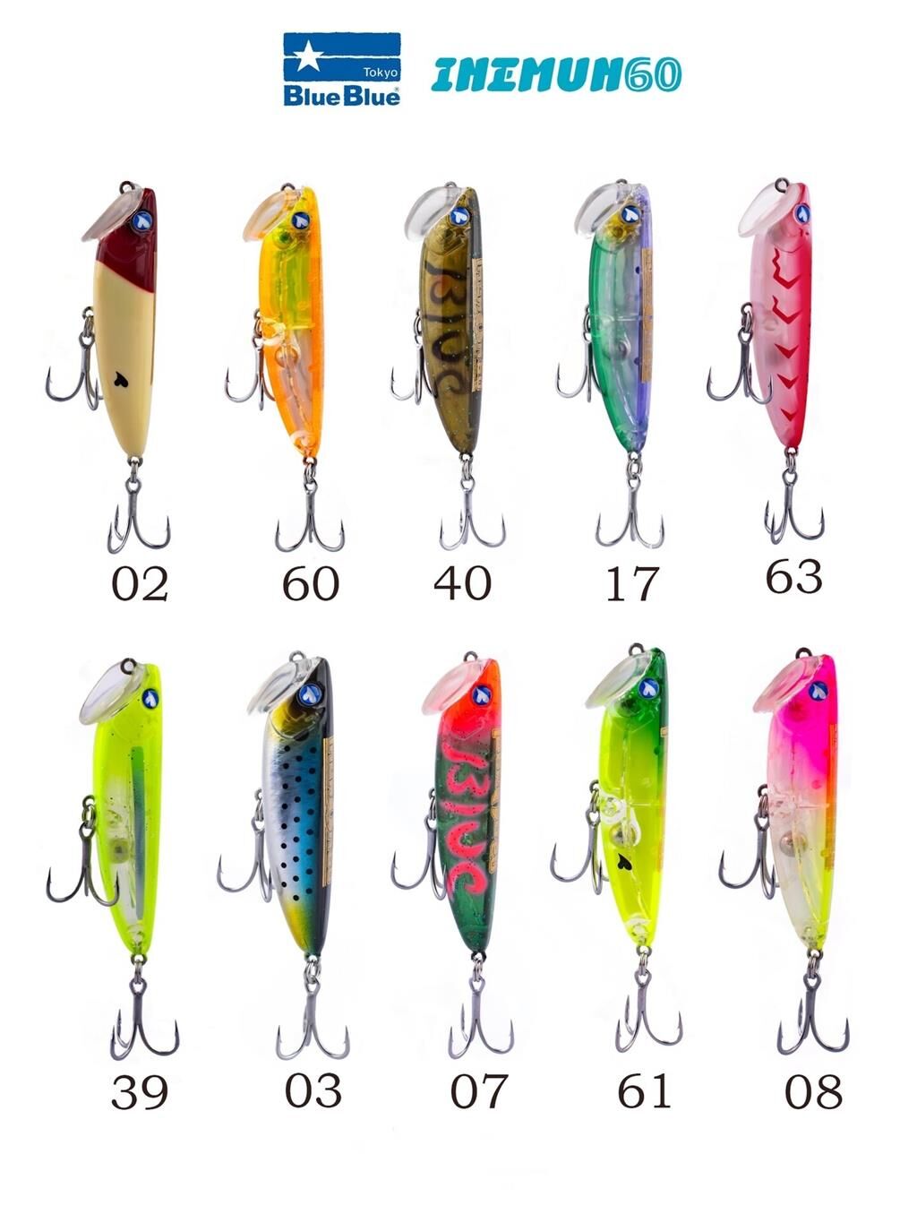 BlueBlue Inemun 60 6gr Topwater Plug Maket Yem